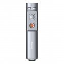 Baseus Orange Dot Multifunctionale remote control for presentation, with a laser pointer - gray Baseus Orange Dot Multifunctionale remote control for presentation, with a laser pointer - gray