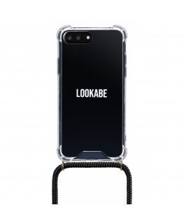 Lookabe Necklace iPhone 7/8+ gold black loo002