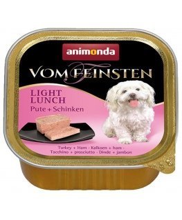 ANIMONDA VOM FEINSTEN VIEGLAS PUSDIENAS Slapjā suņu barība Turcijas šķiņķis 150 g