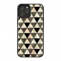 iKins case for Apple iPhone 12/12 Pro pyramid black iKins case for Apple iPhone 12/12 Pro pyramid black