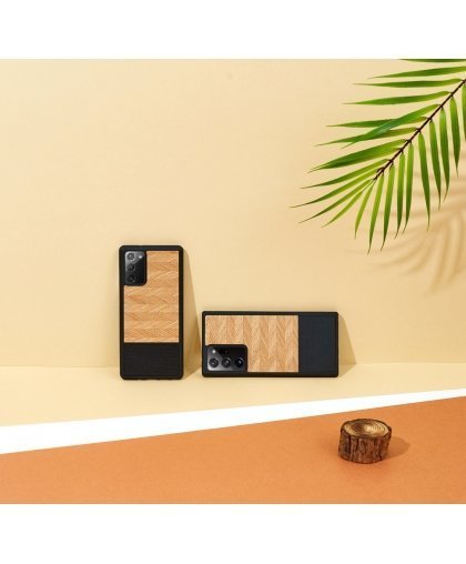 MAN&WOOD case for Galaxy Note 20 Ultra herringbone nero black – 4