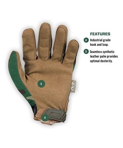 Mechanix Wear Gloves Mechanix The Original® Woodland Camo size 10 / L. Velcro, artificial leather, TrekDry® – 11