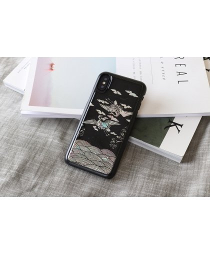 iKins SmartPhone case iPhone XS/S crane black – 4