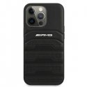 AMG AMHCP13XGSEBK Leather Debossed Lines Back Case For Apple iPhone 13 Pro Max Black AMG AMHCP13XGSEBK Leather Debossed Lines Back Case For Apple iPhone 13 Pro Max Black