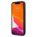 AMG AMHCP13XGSEBK Leather Debossed Lines Back Case For Apple iPhone 13 Pro Max Black AMG AMHCP13XGSEBK Leather Debossed Lines Back Case For Apple iPhone 13 Pro Max Black