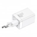 Baseus Super Si Pro Quick Charger USB + USB-C 30W (white)
