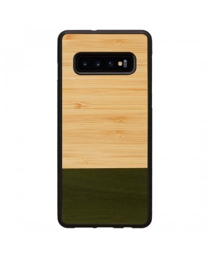 MAN&WOOD SmartPhone case Galaxy S10 Plus bamboo forest black
