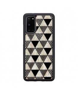 iKins case for Samsung Galaxy S20 pyramid black