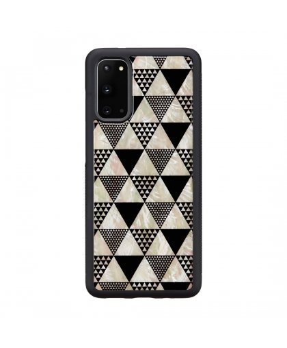 iKins case for Samsung Galaxy S20 pyramid black