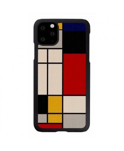 MAN&WOOD SmartPhone case iPhone 11 Pro Max mondrian wood black