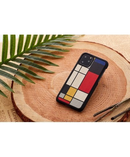 MAN&WOOD SmartPhone case iPhone 11 Pro Max mondrian wood black – 3
