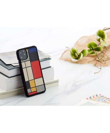 MAN&WOOD SmartPhone case iPhone 11 Pro Max mondrian wood black – 4