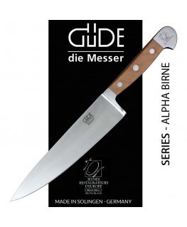 Güde Alpha cooking knife 21 cm Pear Wood