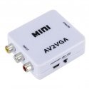 RoGer Adapteris to Transfer RCA to VGA Signal (+Audio) Baltas RoGer Adapteris to Transfer RCA to VGA Signal (+Audio) Baltas