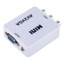 RoGer Adapteris to Transfer RCA to VGA Signal (+Audio) Baltas RoGer Adapteris to Transfer RCA to VGA Signal (+Audio) Baltas