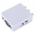 RoGer Adapteris to Transfer RCA to VGA Signal (+Audio) Baltas RoGer Adapteris to Transfer RCA to VGA Signal (+Audio) Baltas