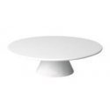 No Brand Cake tray CASUAL, on leg, white, melamine, D 31 cm, H 8 cm, 1 pc No Brand Cake tray CASUAL, on leg, white, melamine, D 31 cm, H 8 cm, 1 pc