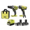 Ryobi R18PD3-220S Cordless Combi Drill Ryobi R18PD3-220S Cordless Combi Drill