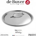De Buyer De Pirkėjas de Pirkėjo bendras dangtis Nerūdijantis plienas 14 cm De Buyer De Pirkėjas de Pirkėjo bendras dangtis Nerūdijantis plienas 14 cm