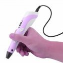 Riff Fantasy 3D Pen Printing Pen with LCD for Kids with 1.75mm ABS/PLA Fillament wire AC Powered Purple