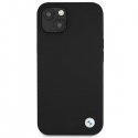 Dėklas BMW BMHCP13SSILBK iPhone 13 mini 5.4 quotjuodas / juodas kietas silikoninis parašas Dėklas BMW BMHCP13SSILBK iPhone 13 mini 5.4 quotjuodas / juodas kietas silikoninis parašas