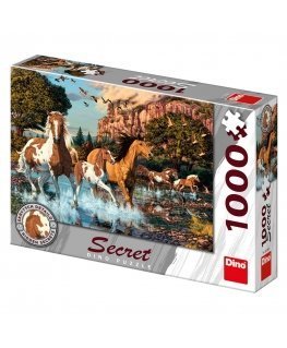 Dino cover puzzle 1000 pcs Horses