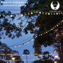 Forever Light LED гирлянда / 2W / 10x E27 / IP65 / 12m / Белый / Pозовый / Cиний