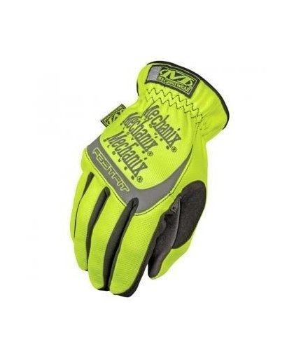 Mechanix Wear Gloves Mechanix FastFit® HiViz yellow size 10 / L. Wrinkled cuff, faux leather, TrekDry®, reflective inscriptions – 4