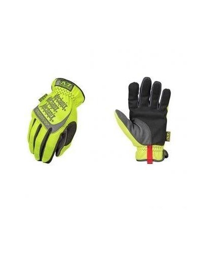 Mechanix Wear Gloves Mechanix FastFit® HiViz yellow size 10 / L. Wrinkled cuff, faux leather, TrekDry®, reflective inscriptions – 5