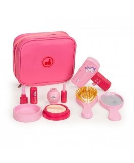 Ecotoys Beauty cosmetologist set with 6 beauty accessories