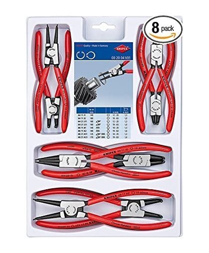 „KNIPEX“ apsauginių žiedų rinkinys – 2