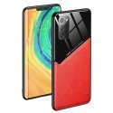 Mocco Lens Leather Back Case for Apple Iphone 12/12 Pro Red
