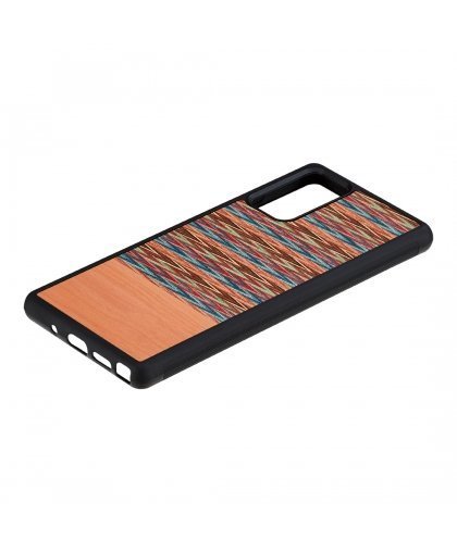 MAN&WOOD case for Galaxy Note 20 browny check juodas – 2