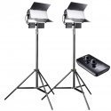 walimex pro Sirius 160 LED 65W Daylight 2-Pack with Tripods walimex pro Sirius 160 LED 65W Daylight 2-Pack with Tripods