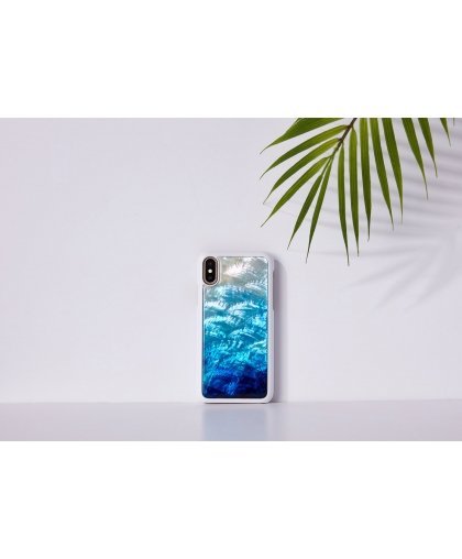 iKins SmartPhone case iPhone XS/S blue lake white – 3