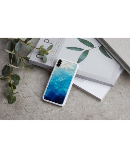 iKins SmartPhone case iPhone XS/S blue lake white – 5