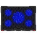 Tellur Cooling pad Basic 17, 5 fans, LED, black