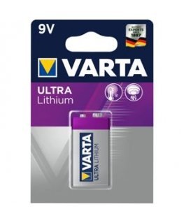 10x1 Varta Ultra Lithium 6LR61 9V-Block PU Inner Box