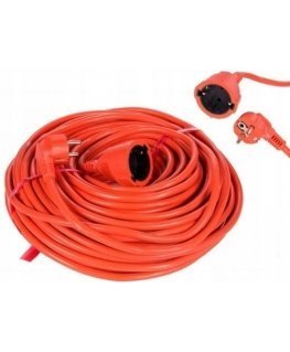 VERTEX PZO50M Izvelkamais pagarinātājs 50 m 3x2,5 mm Oranžs