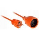 VERTEX PZO50M Sissetõmmatav pikendusjuhe 50 m 3x2,5 mm Oranž