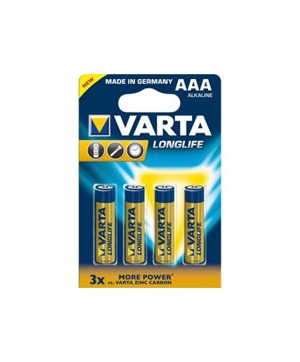 50x4 Varta Longlife Extra Micro AAA LR 03 PU master box – 2