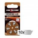 10x6 Ansmann Zinc-Air 312 (PR41) Hearing Aid Batteries 10x6 Ansmann Zinc-Air 312 (PR41) Hearing Aid Batteries