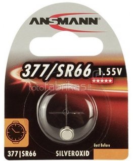 10x1 Ansmann 377 Silveroxid SR66 VPE Inner box