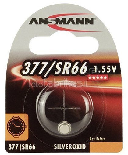 10x1 Ansmann 377 Silveroxid SR66 VPE Inner box
