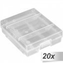 20x1 Ansmann battery box for 4 Mignon-/Micro-Cells 4000740 20x1 Ansmann battery box for 4 Mignon-/Micro-Cells 4000740