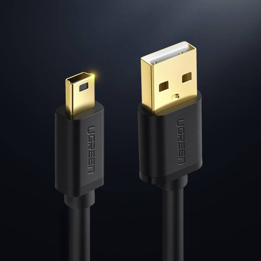 USB to Mini USB Cable UGREEN US132, 2m (black) – 2
