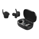 Headphones STREETZ True Wireless, Bluetooth 5, charging case 500 mAh, black / TWS-112 Headphones STREETZ True Wireless, Bluetooth 5, charging case 500 mAh, black / TWS-112