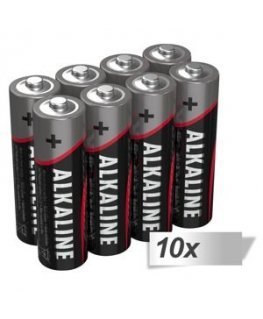 10x8 Ansmann Alkaline Mignon AA LR 6-red-line