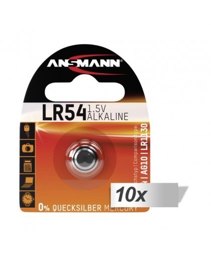 10x1 Ansmann LR 54 – 2