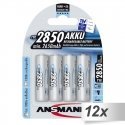 12x4 Ansmann NiMH bat. 2850 Mignon AA 2650 mAh 12x4 Ansmann NiMH bat. 2850 Mignon AA 2650 mAh